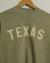 Texas Crop Tee (Moss/Khaki)