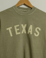 Texas Crop Tee (Moss/Khaki)