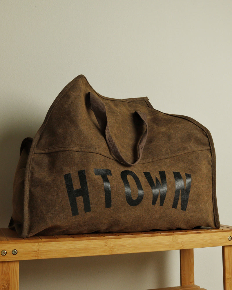 HTOWN Waxed Canvas Firewood/Carryall Bag