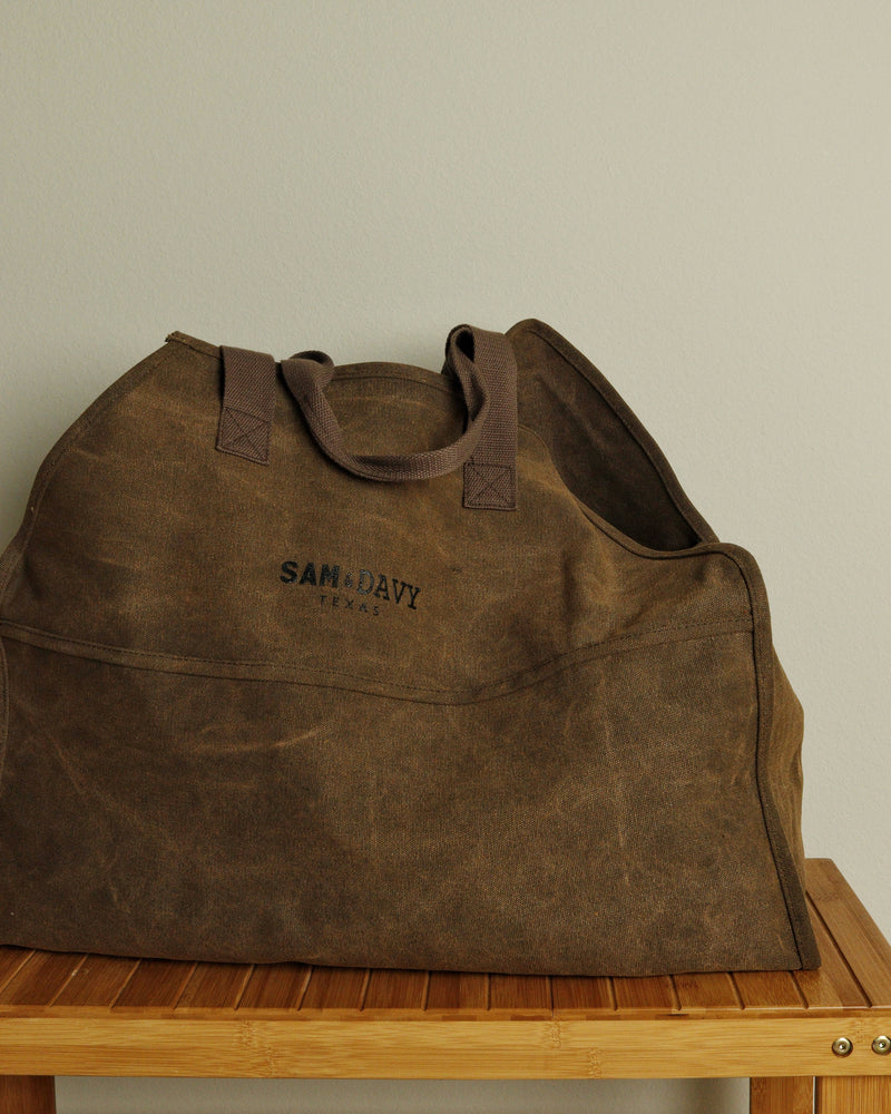 HTOWN Waxed Canvas Firewood/Carryall Bag