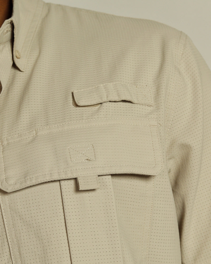 Houston is Everything Fishing Shirt (Khaki)
