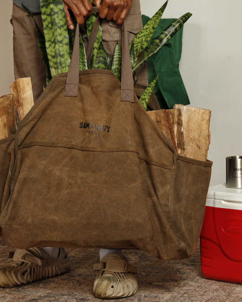 HTOWN Waxed Canvas Firewood/Carryall Bag