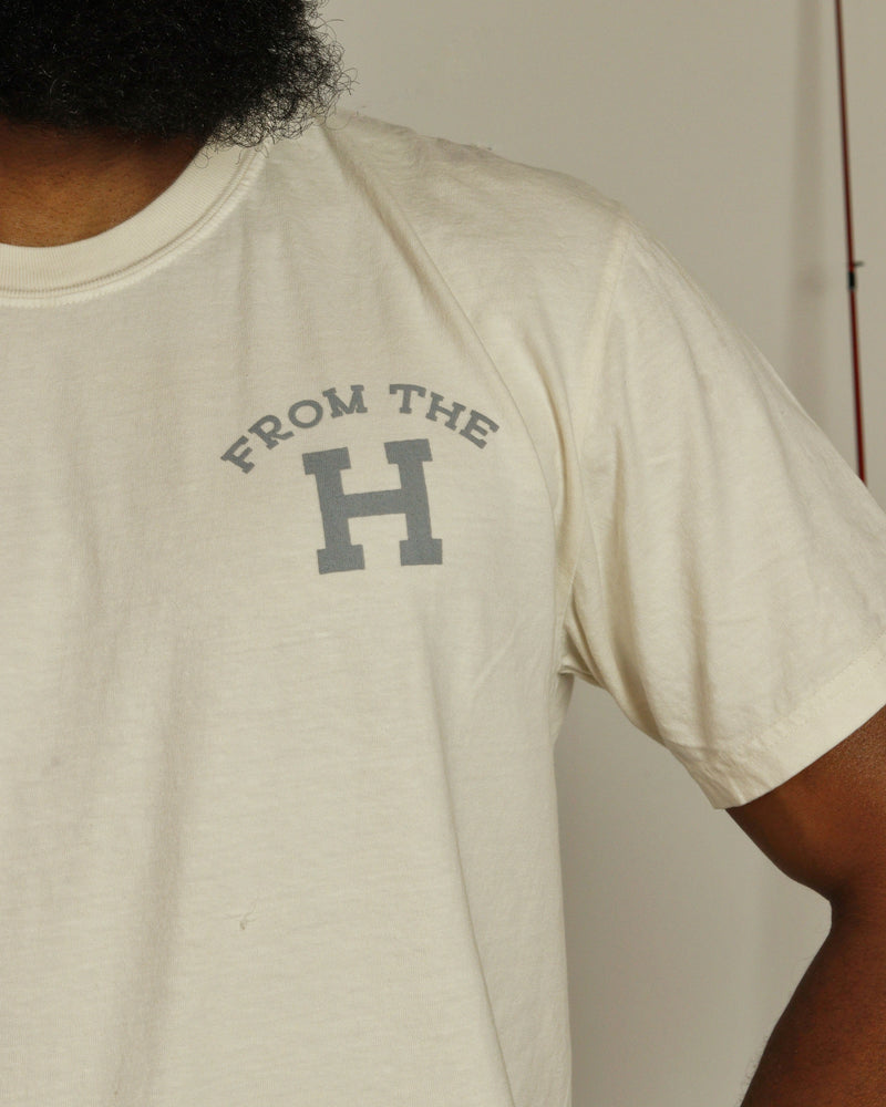 From the H Tee (Cream/Grey)