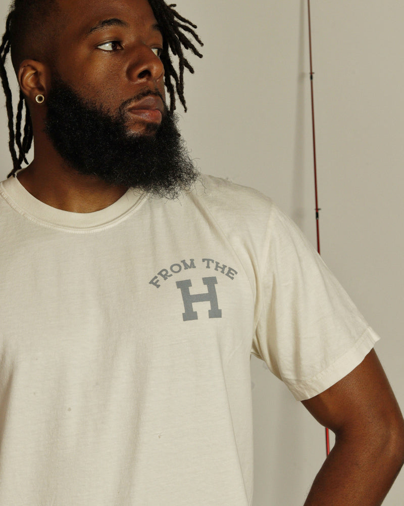 From the H Tee (Cream/Grey)