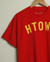 HTOWN Midweight Tee (Red/University Gold)