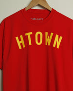 HTOWN Midweight Tee (Red/University Gold)