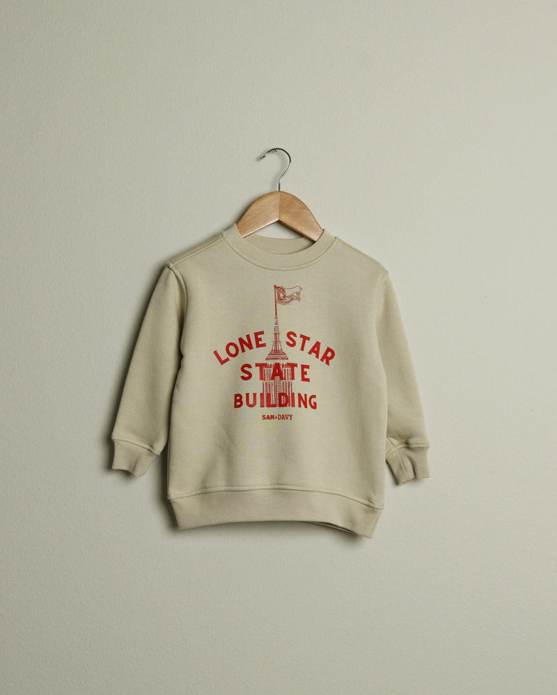Lone Star State Building Toddler Crewneck Sweatshirt