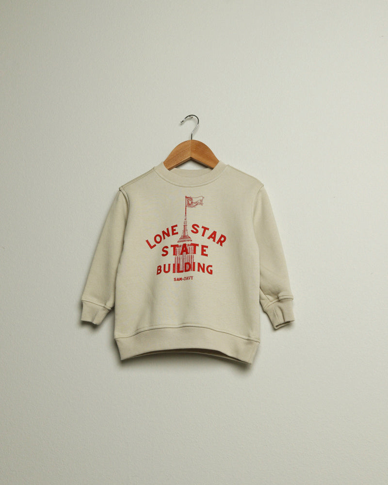 Lone Star State Building Toddler Crewneck Sweatshirt
