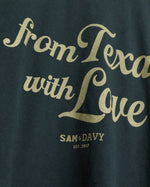from Texas with Love Heavyweight Open Weave Tee (Steel Blue/Khaki) (Copy)