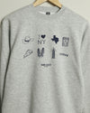 Texas to NYC Mash Up Crewneck Sweatshirt
