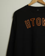 HTOWN Outline Crewneck (Black/Orange)