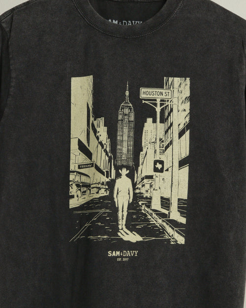 Concrete Cowboy Heavyweight Vintage Wash Tee