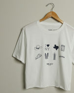 Texas to NYC Mash Up Crop Top