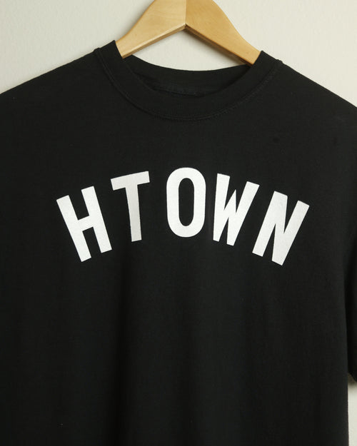 HTOWN Midweight Tee (Black/White)