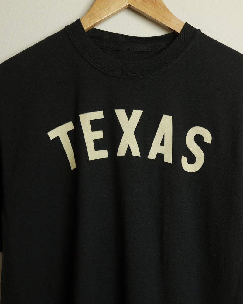 TEXAS Midweight Tee (Black/White)