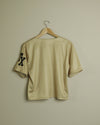 The HTOWN Crop Baseball Jersey (Champagne/Black)