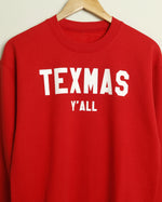 The TEXMAS Crewneck (Red/White)