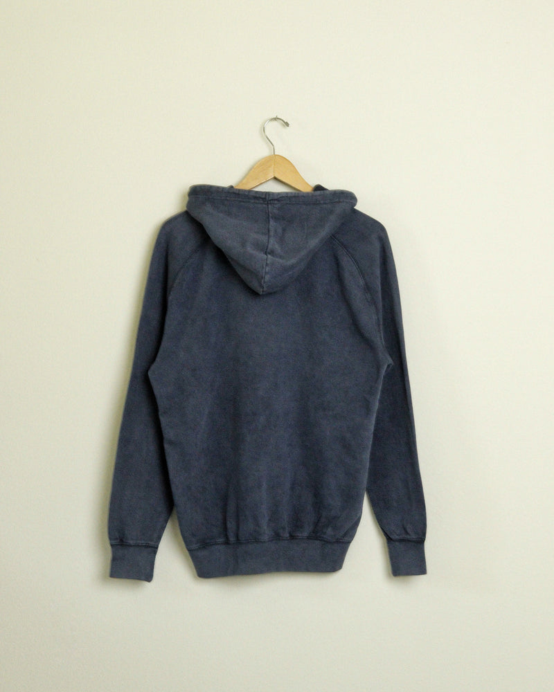 The HTOWN Vintage-wash Hoodie (Navy/Orange)