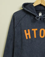 The HTOWN Vintage-wash Hoodie (Navy/Orange)