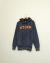 The HTOWN Vintage-wash Hoodie (Navy/Orange)