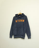 The HTOWN Vintage-wash Hoodie (Navy/Orange)