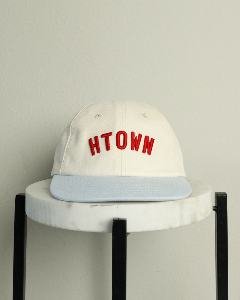 HTOWN Cream Cap (Cream/Sky Blue/Red)
