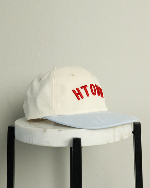 HTOWN Cream Cap (Cream/Sky Blue/Red)