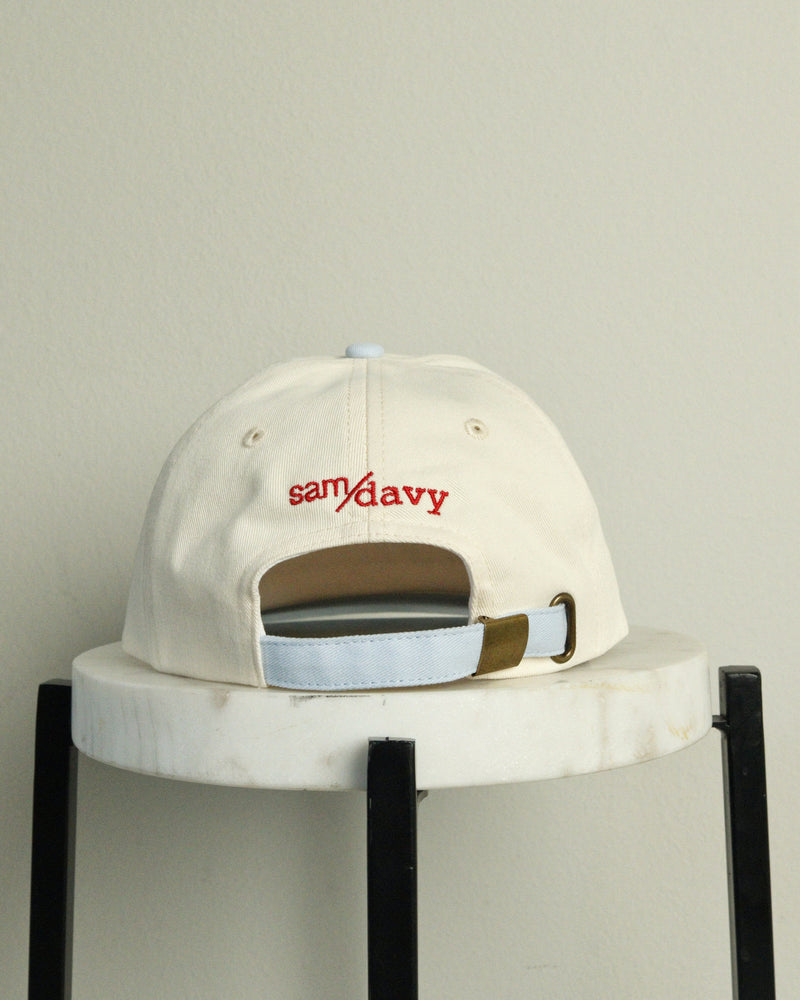 HTOWN Cream Cap (Cream/Sky Blue/Red)