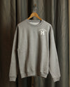 From the H Crewneck Sweatshirt (Heather Grey/White)