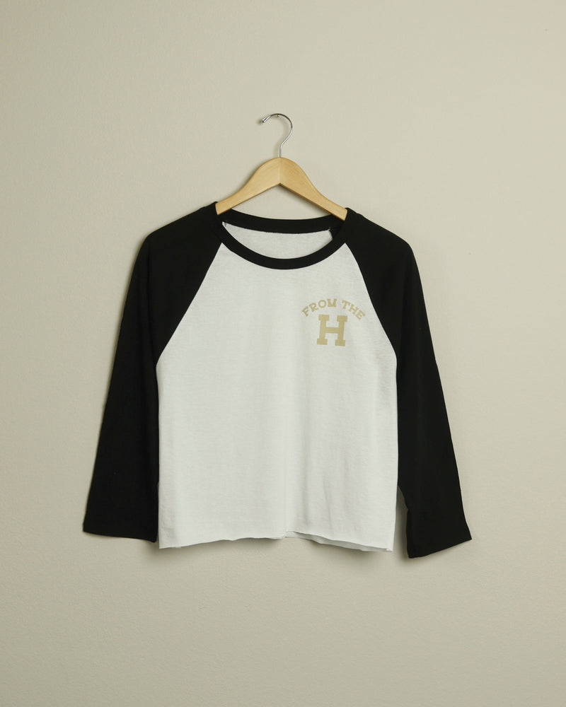 From the H Crop Baseball Shirt