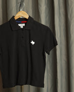 The Official Texas Crop Polo (Women's Black/White)