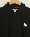 The Official Texas Crop Polo (Women's Black/White)