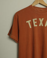 TEXAS Midweight Tee (Burnt Orange/Khaki)