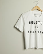 Houston is Everything Crop Tee (White/Black)