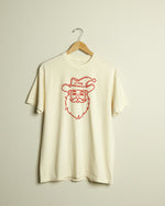 The HTOWN Santa Tee (Cream/Red)