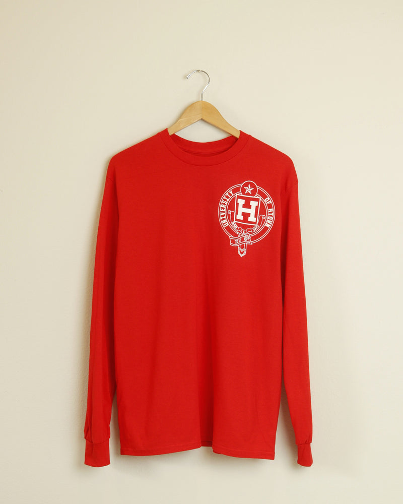 University of HTOWN Long Sleeve Tee (Red/White)