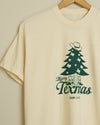 Merry Texmas Tee (Cream/Pine Green)