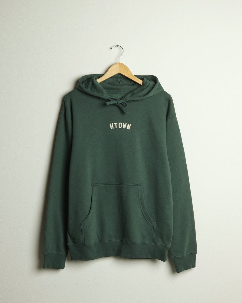 Mini HTOWN Hoodie (Pine Green/Khaki)