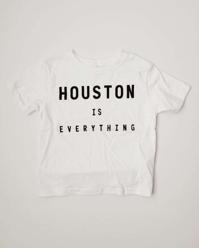 The Houston is Everything Toddler Tee (White/Black)