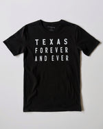 Texas Forever and Ever Tee (Black/White)