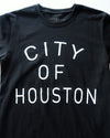 The City of Houston Tee (Unisex Black/White)
