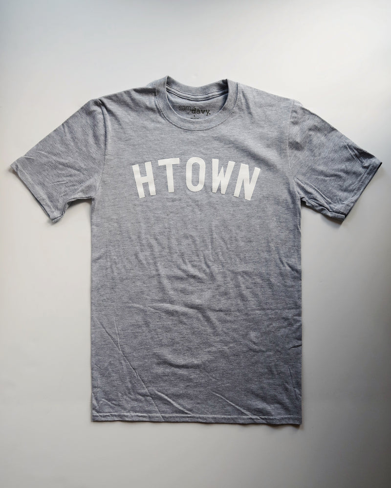 The HTOWN Tee (Unisex Grey/White)