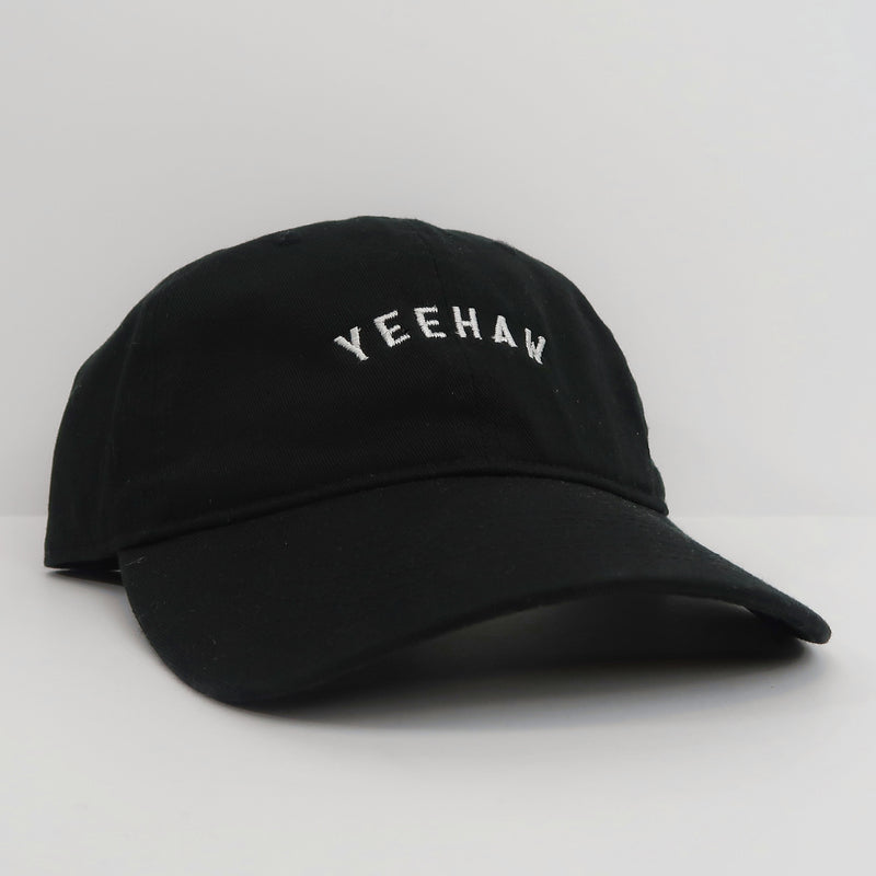 The Yeehaw Hat (Black/White)