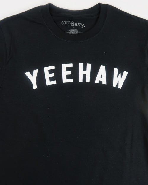 The Yeehaw Tee (Unisex Black/White)