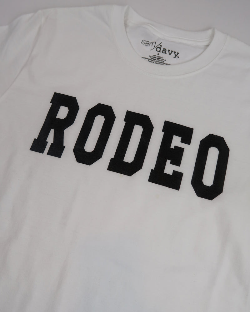 The Rodeo Tee (White/Black)