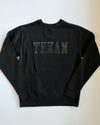 Texan Collegiate Crewneck (Black/Black)