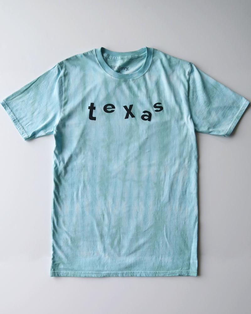 The Texas Jumble Tee - Pool Party Tie-Dye