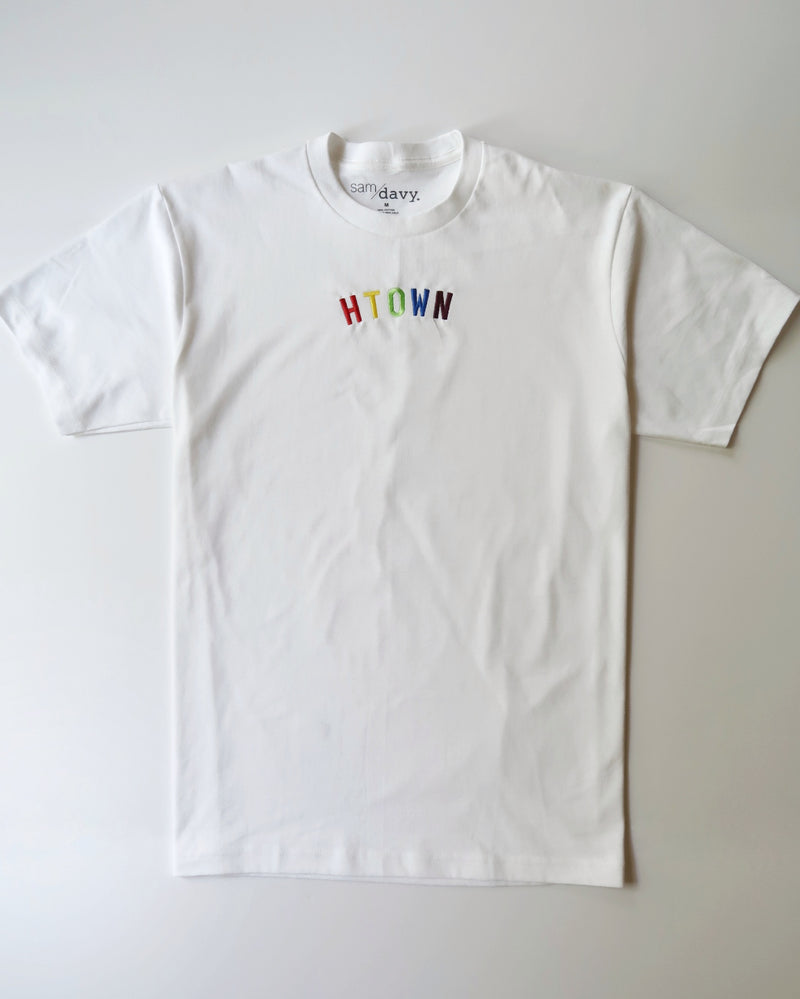 HTOWN Embroidered Pride Tee