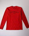 The Clutch City Long Sleeve Tee (Red/Black)