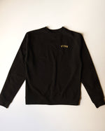 The HTOWN Embroidered Crewneck (Black/Champagne Gold)